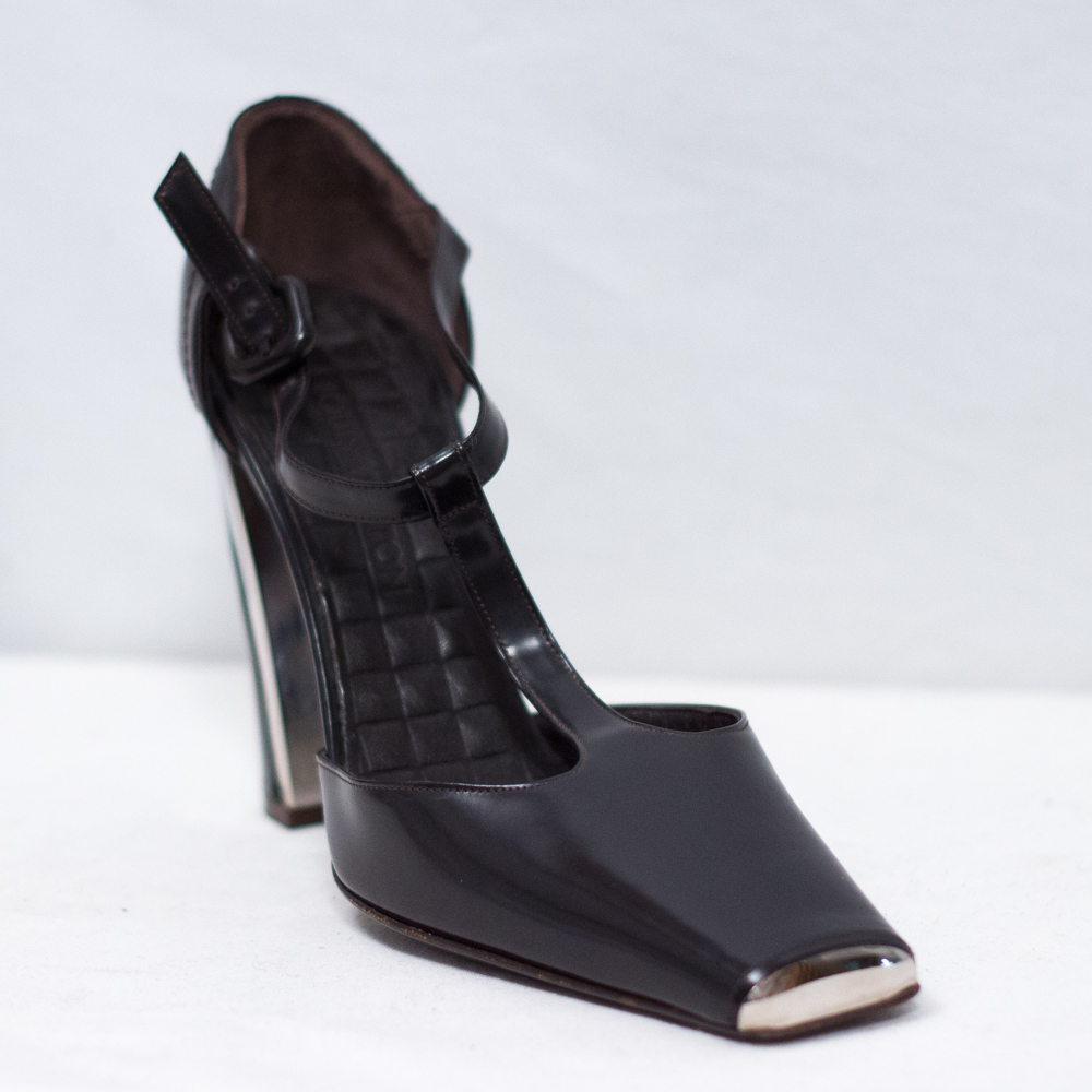 Trésor de femme Louis Vuitton escarpins cuir noir 2